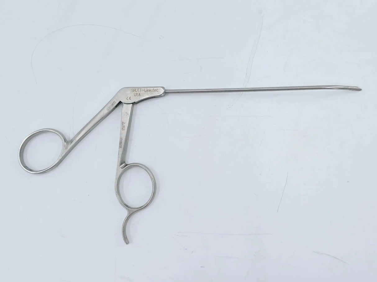 Shutt Linvatec 2.1113 Mini-Tip Arthroscopic Punch Forceps Angled 30° Left 8-7/8" Linvatec