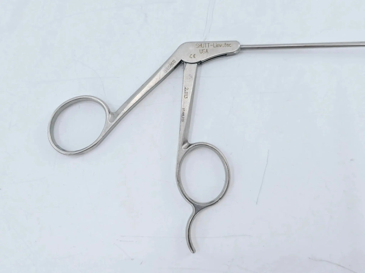 Shutt Linvatec 2.1113 Mini-Tip Arthroscopic Punch Forceps Angled 30° Left 8-7/8" Linvatec