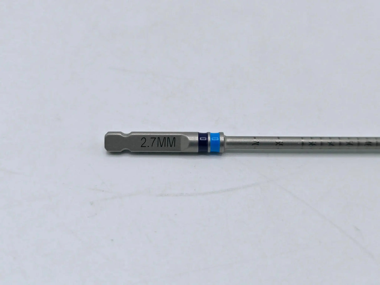 DePuy 214227070 2.7mm Calibrated Drill Bit Quick Connect 6-3/8" DePuy