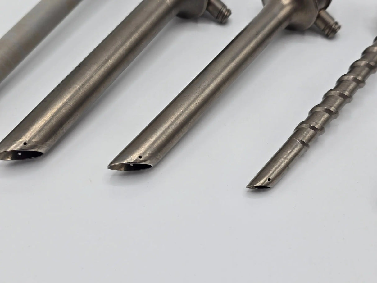 Laparoscopic Trocar Set 5mm/10mm/12mm Cannulas Obturator & Adapter Spiral Shaft Primis Medical