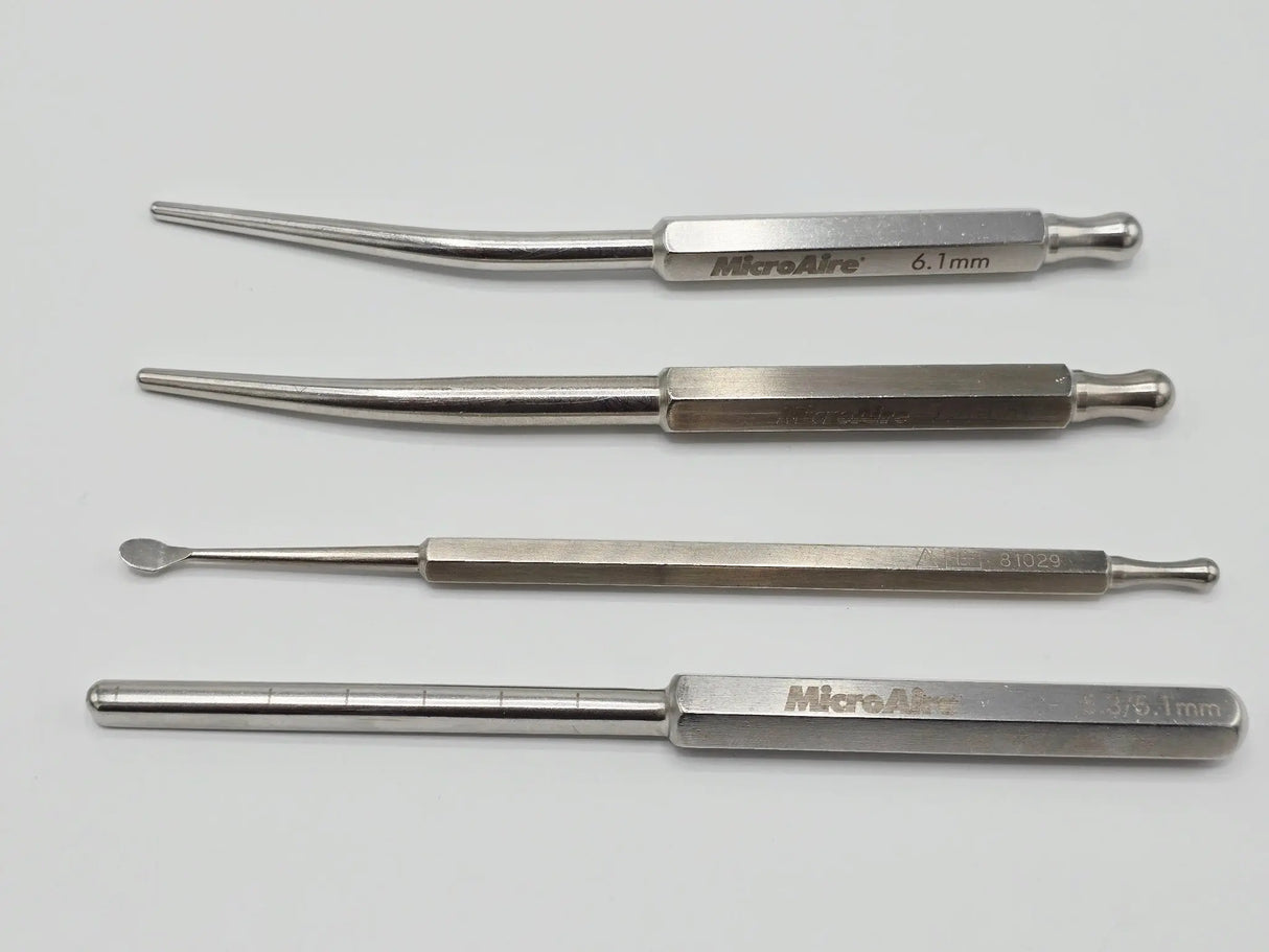 MicroAire Carpal Tunnel Release System 81017 w/ Handpiece & 4 Attachments MicroAire