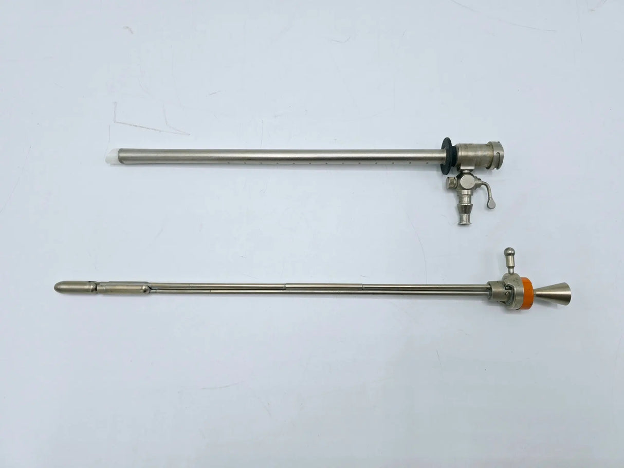 Karl Storz 27040AO 27FR. Resectoscope Sheath w/ 27048CO Deflecting Obturator Karl Storz