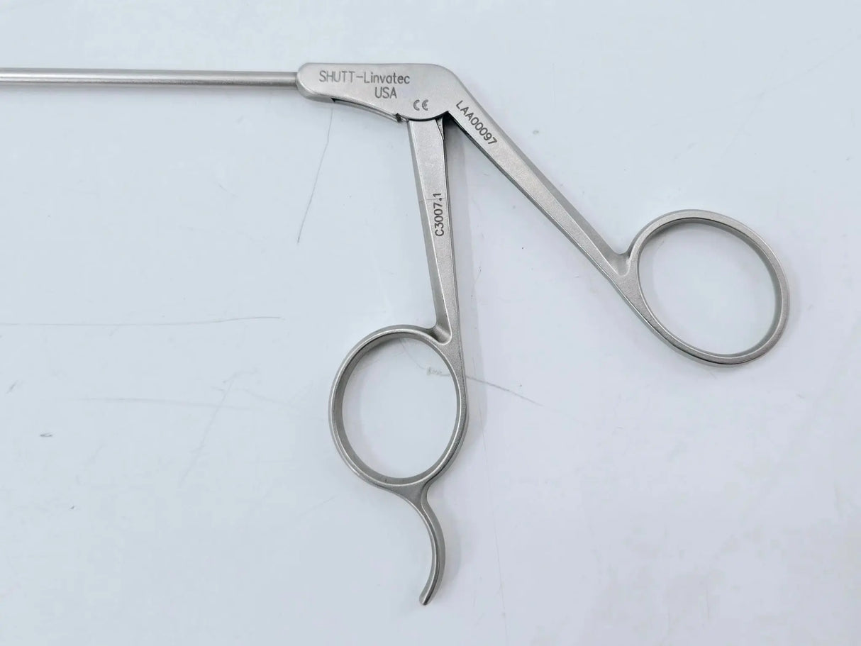ConMed Shutt Linvatec C3007.1 Retrograde Forceps Straight Right Bite 3.4mm 9" Shutt Linvatec