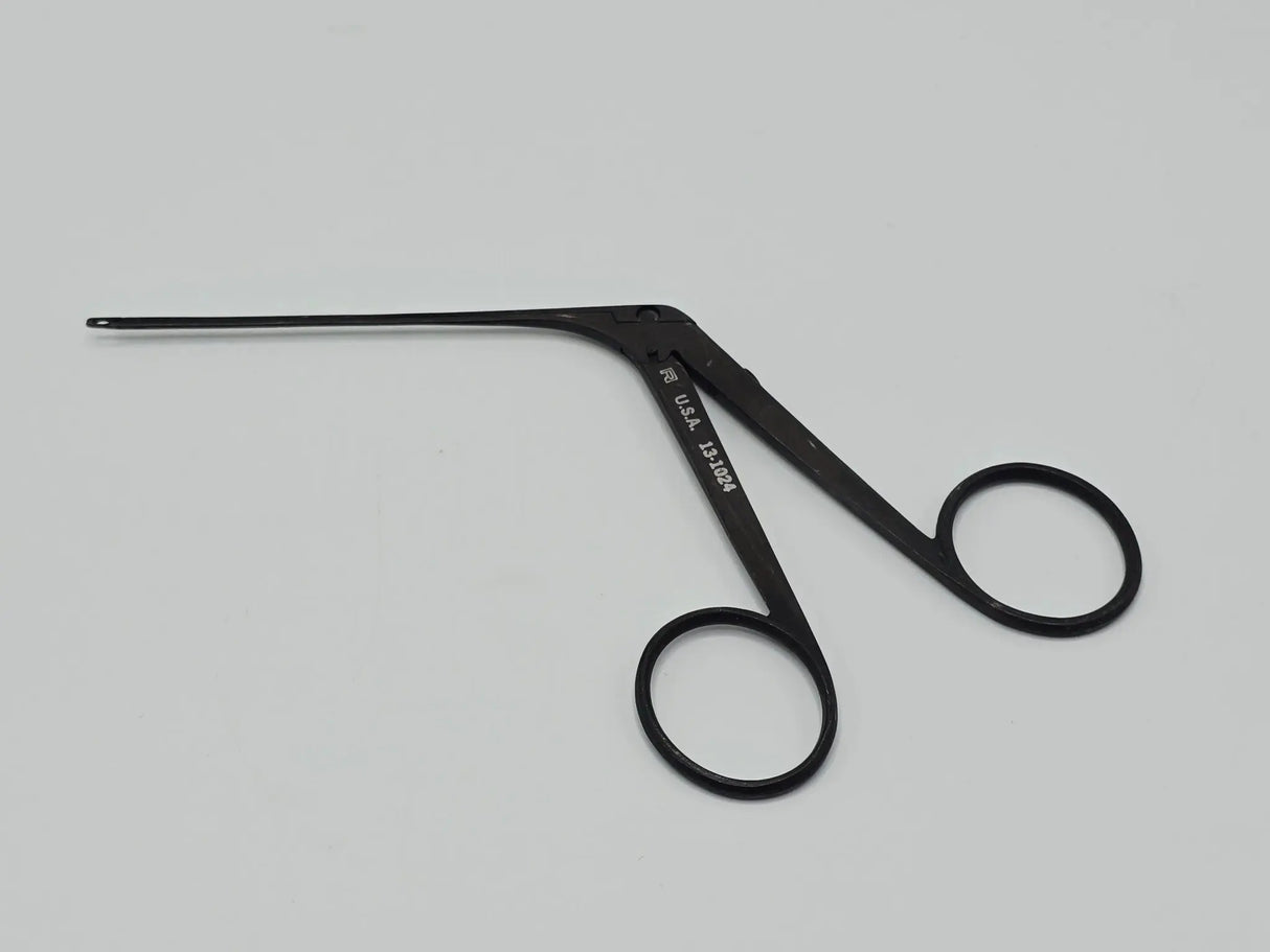 Richards 13-1024 Ebony Straight Cupped Forceps ENT Surgical Instrument Primis Medical