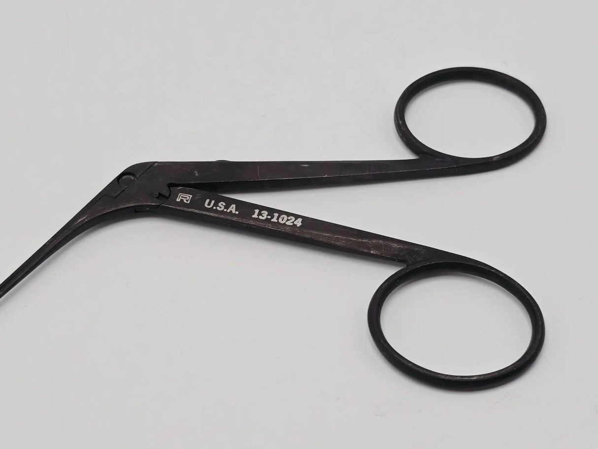 Richards 13-1024 Ebony Straight Cupped Forceps ENT Surgical Instrument Primis Medical