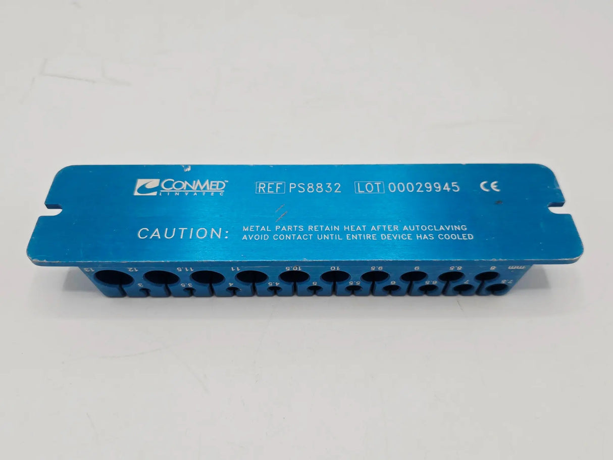 ConMed Concept GraFix Graft Preparation Table w/ Sizing Block & Sizing Ring Set ConMed