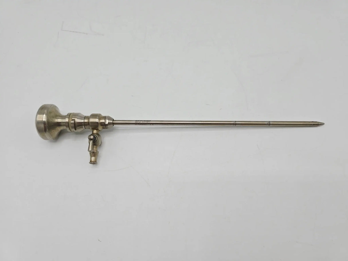 Stryker 0377-829-520 4.6mm Cannula 1 Rotating Stopcock w/ 0377-829-500 Obturator Stryker