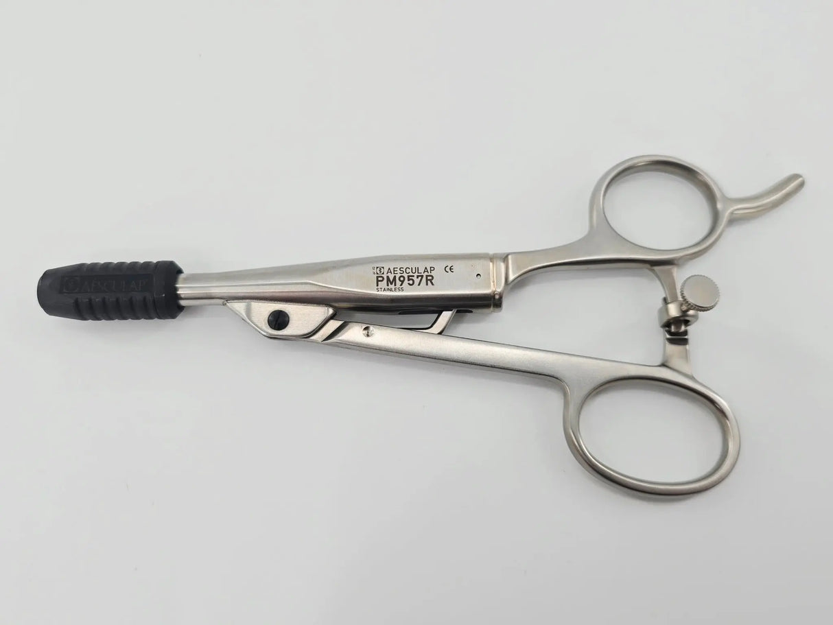 Aesculap PM957R Axial Ring Handle Only w/ Ratchet Lock 6-3/4" Aesculap