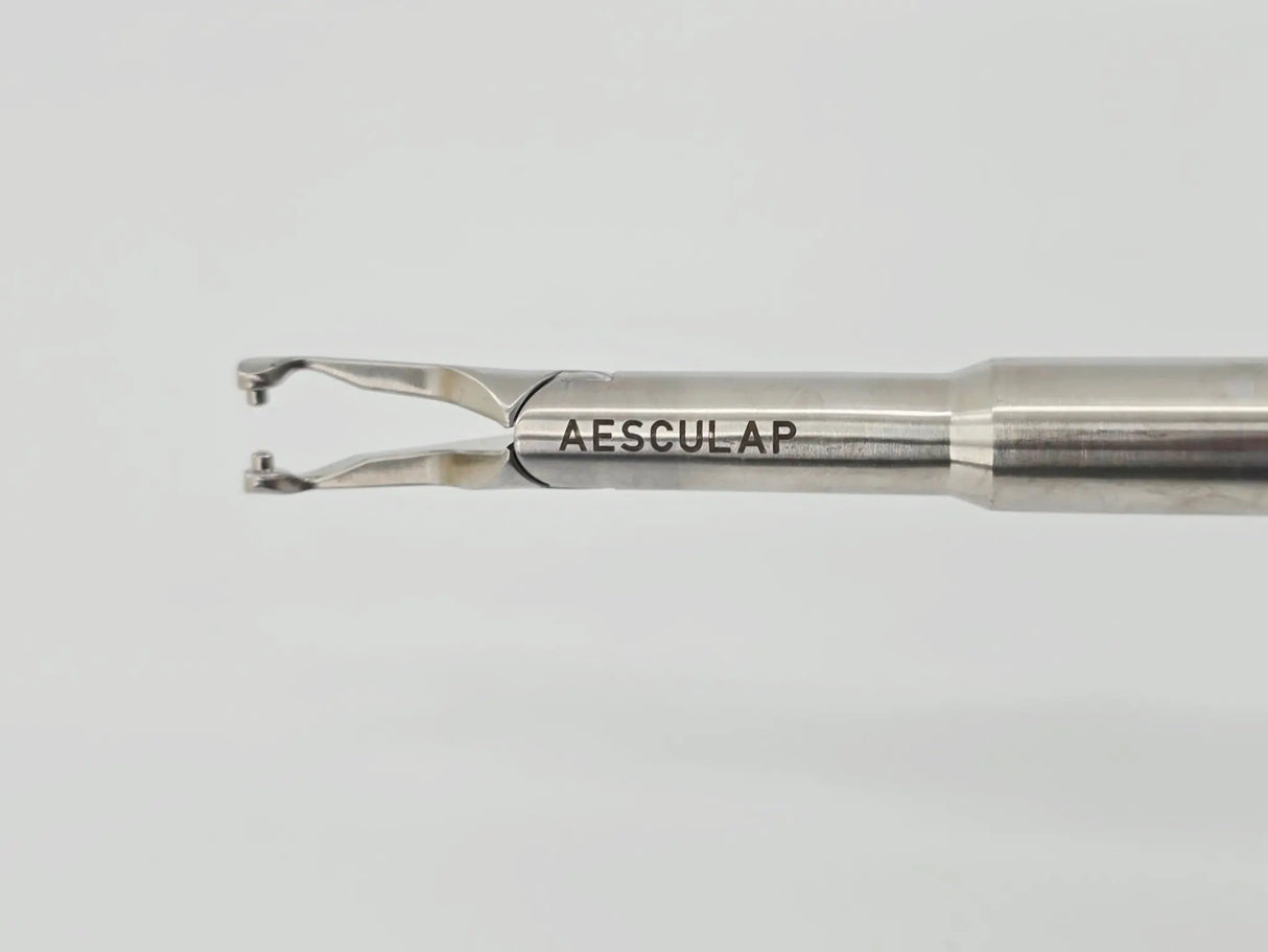 Aesculap PL530R 12.5mm Clip Applying/Removing Forceps Single-Fire 19-1/8" Aesculap