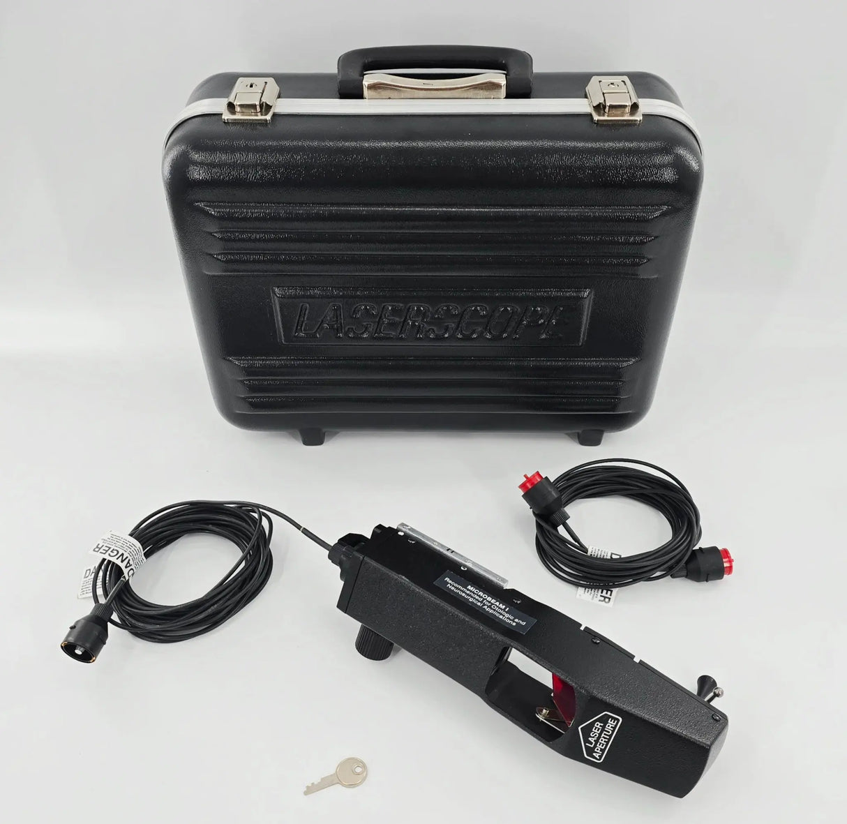 PMC Laserscope Microbeam I Micromanipulator Handpiece w/ Case & Cables Primis Medical