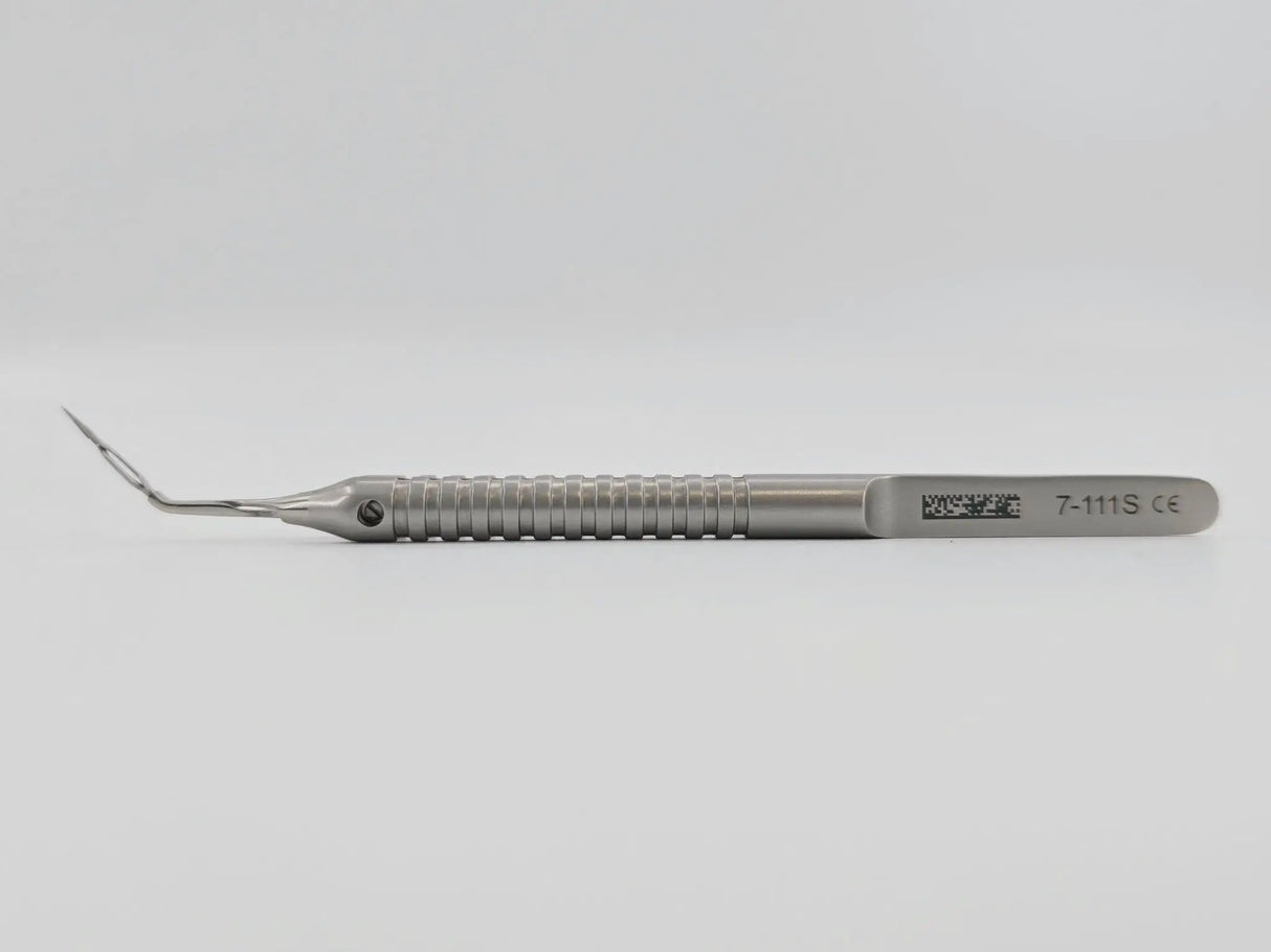 Rumex 7-111S Angled Prechopper Cross-Action 2.8mm Spread Ophthalmology 4-1/2" Primis Medical