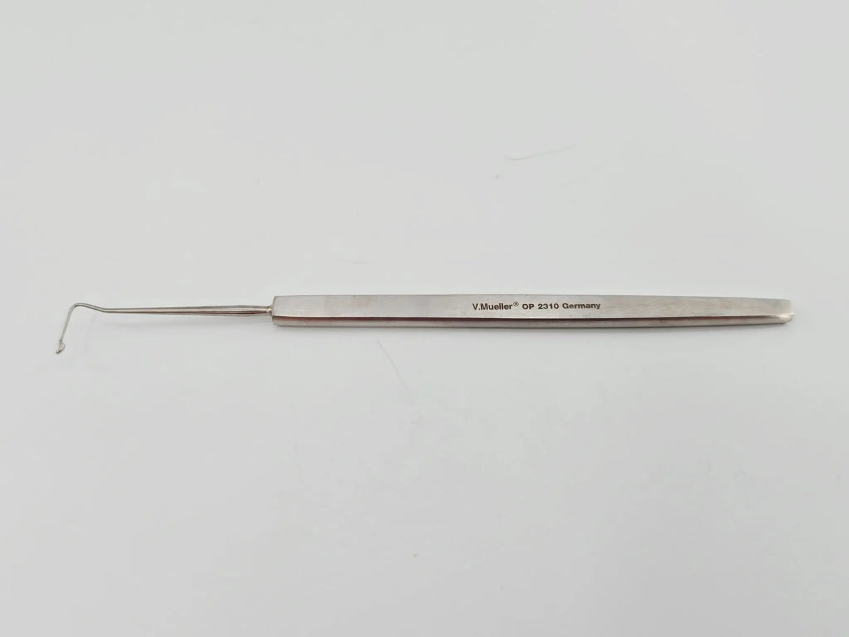 V. Mueller OP2310 Jameson Strabismus Hook Ophthalmology 5-1/8" Primis Medical