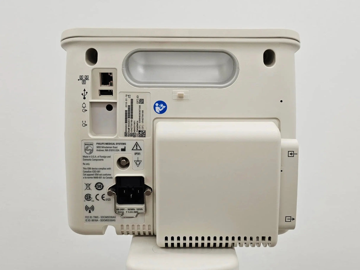 Philips SureSigns VS4 Vital Signs Monitor w/ NBP SpO2 Temp 863283 S/W: A.07.33 Primis Medical