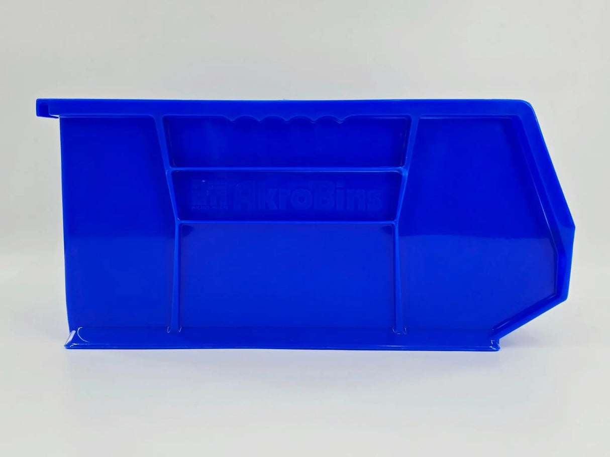 AkroBins 30240 Plastic Storage Bin Medium Blue 14-3/4" x 8-1/4" x 7" 12/CS NEW Primis Medical