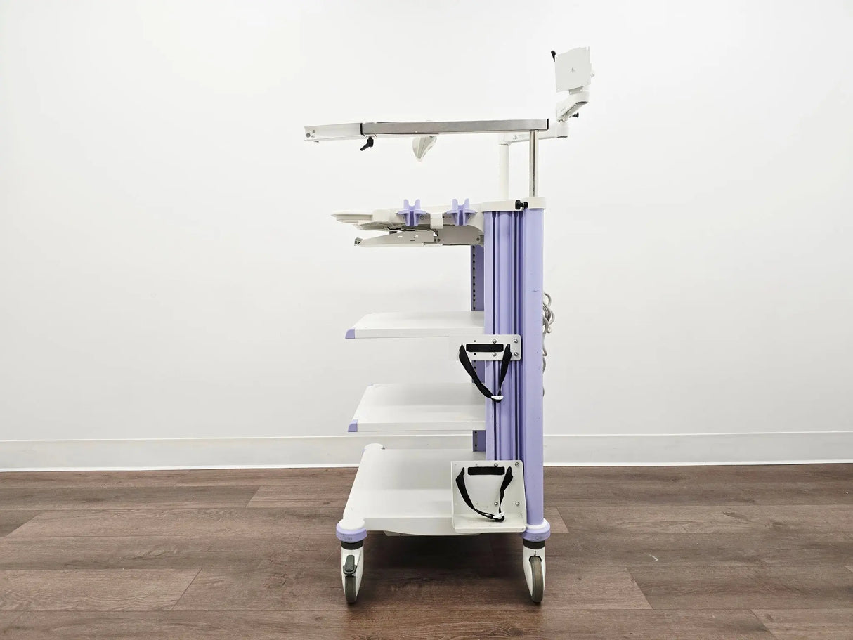 Olympus WM-WP1 Endoscopy Video Cart w/ Articulating Arm & Scope Holder Primis Medical