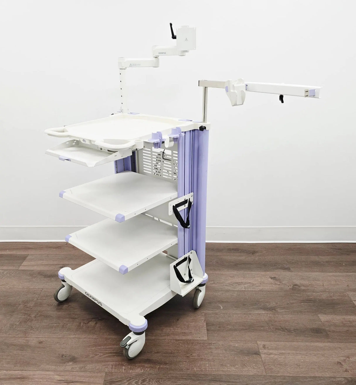 Olympus WM-WP1 Endoscopy Video Cart w/ Articulating Arm & Scope Holder Primis Medical