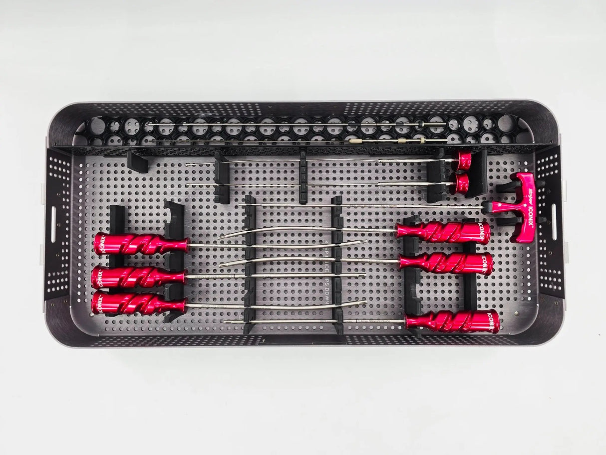 Stryker Iconix Drill Guide Orthopedic Instrument Set w/ Multi-System Tray Primis Medical