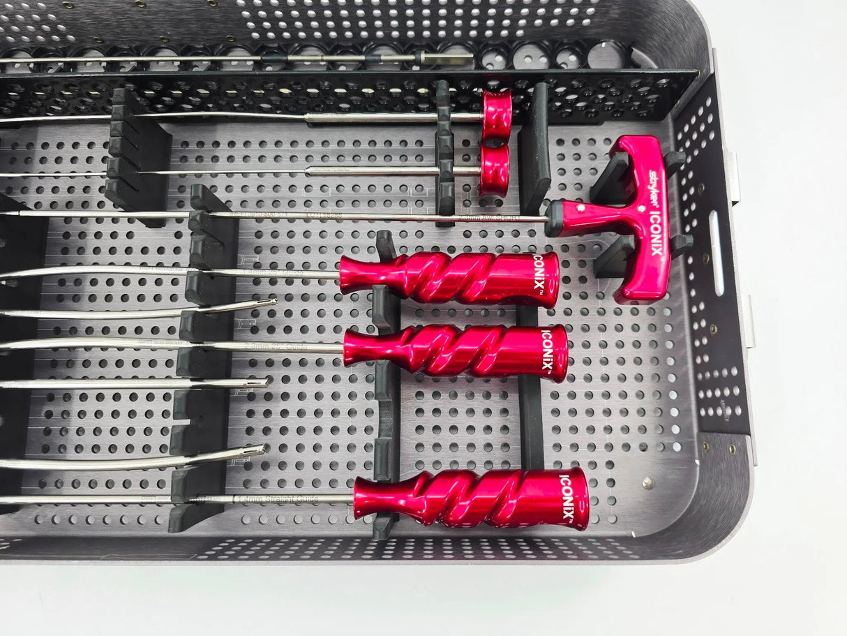 Stryker Iconix Drill Guide Orthopedic Instrument Set w/ Multi-System Tray Primis Medical