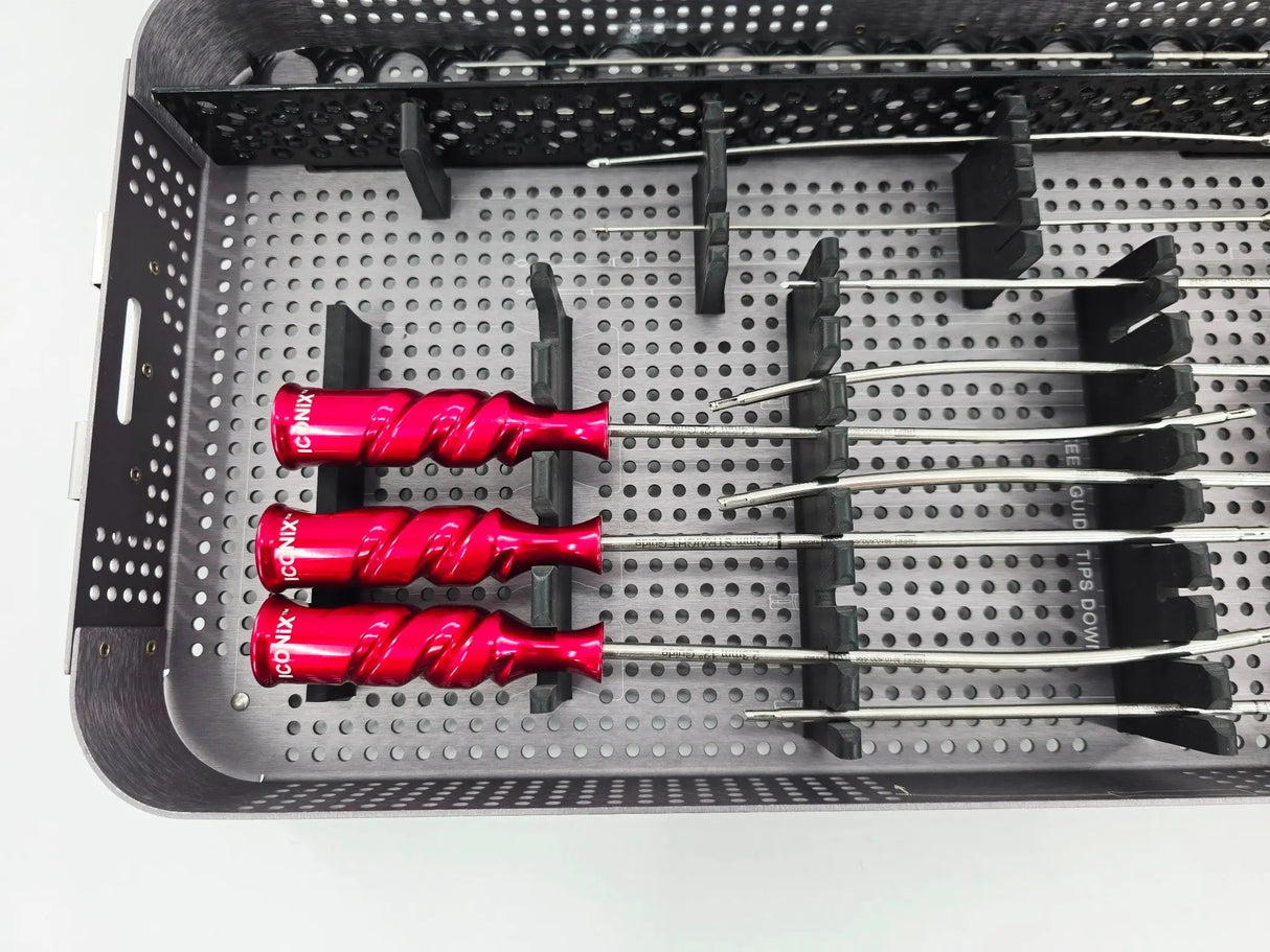 Stryker Iconix Drill Guide Orthopedic Instrument Set w/ Multi-System Tray Primis Medical