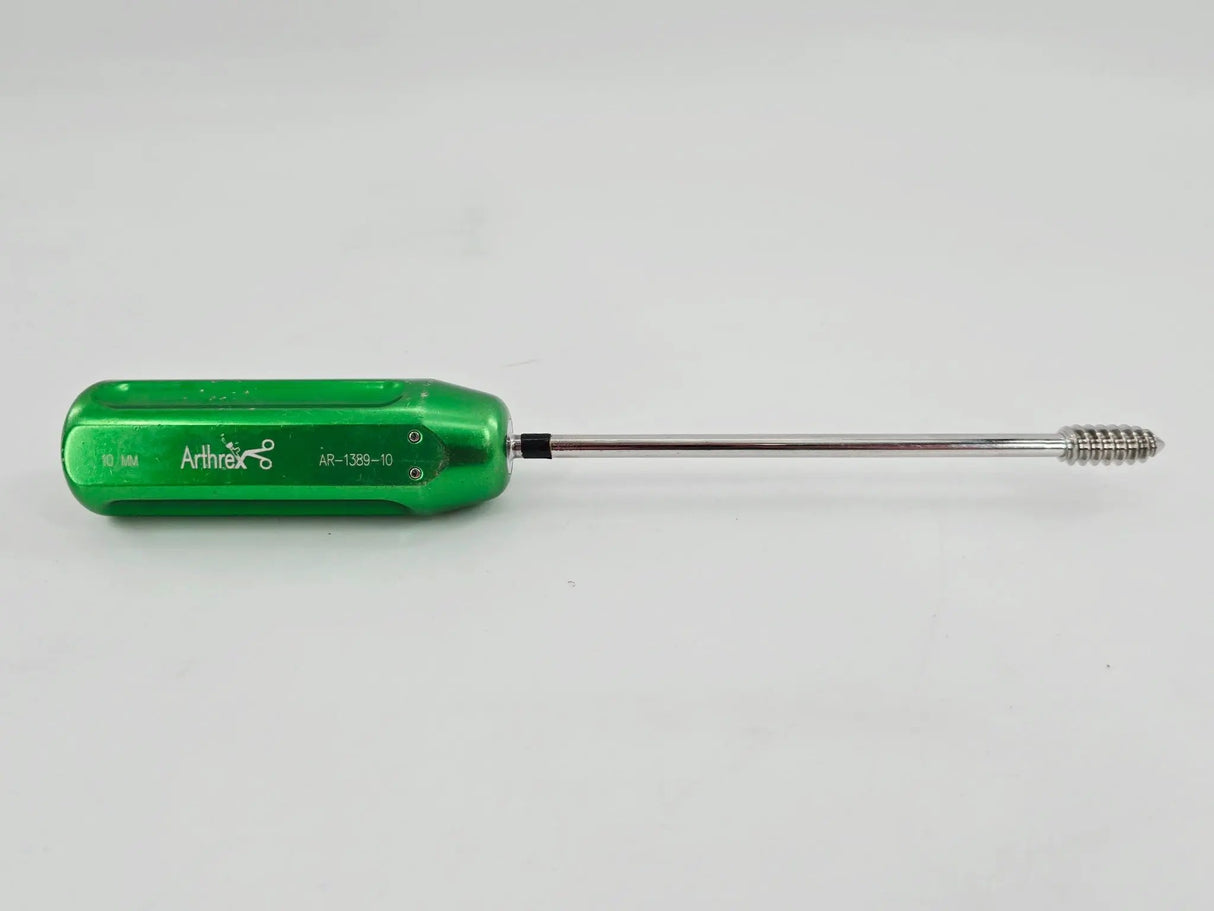 Arthrex AR-1389-10 Cannulated Bio-Screw Tap 10mm Orthopedic 9-3/4" Primis Medical