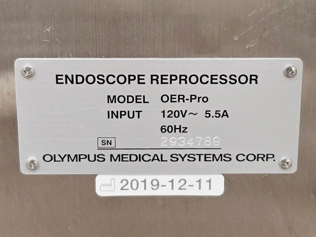 Olympus OER-Pro Automated Endoscope Reprocessor Manufactured in 2019 Primis Medical