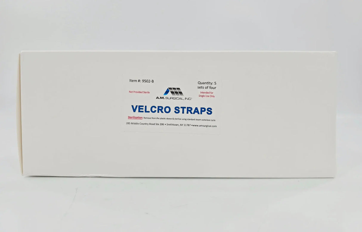 A.M. Surgical 9502-B Velcro Straps Set of 4 Autoclavable BX/5 Primis Medical