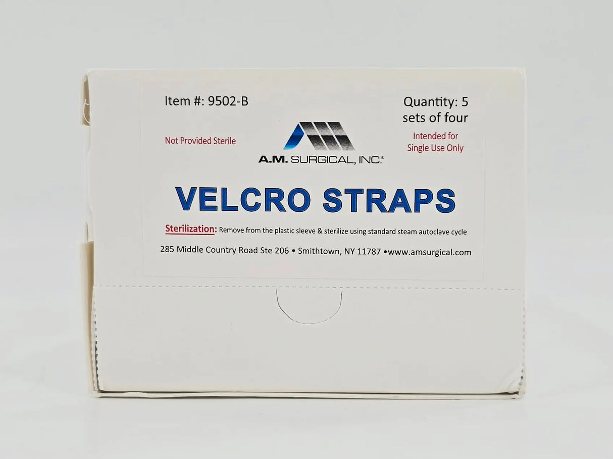 A.M. Surgical 9502-B Velcro Straps Set of 4 Autoclavable BX/5 Primis Medical