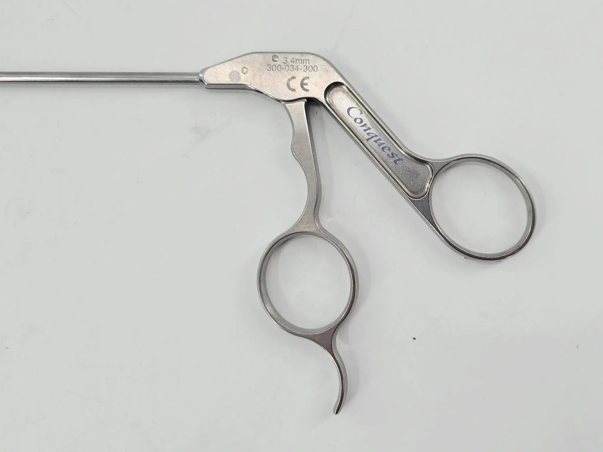 Stryker 300-034-300 Conquest 3.4mm Straight Scoop Jaw Punch 8-1/2" Primis Medical
