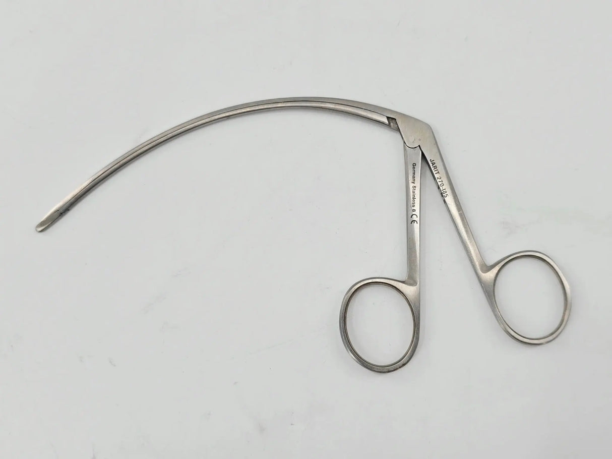 Jarit 270-185 Carroll Tendon Retriever Curved Shaft Serrated Jaws 5-1/2" Primis Medical