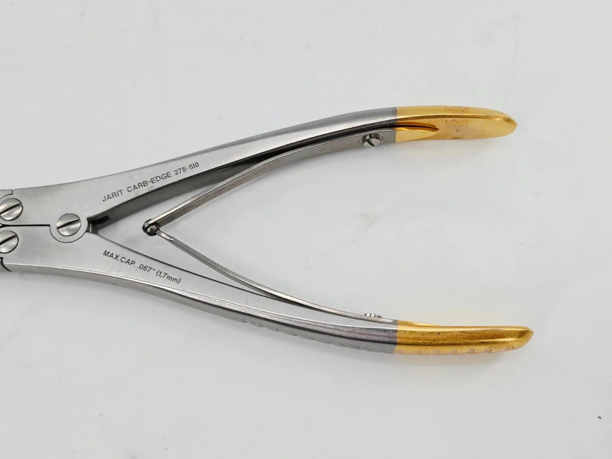 Jarit 275-510 Carb-Edge Double-Action Wire Cutter Angled 25° Orthopedic 7" Primis Medical