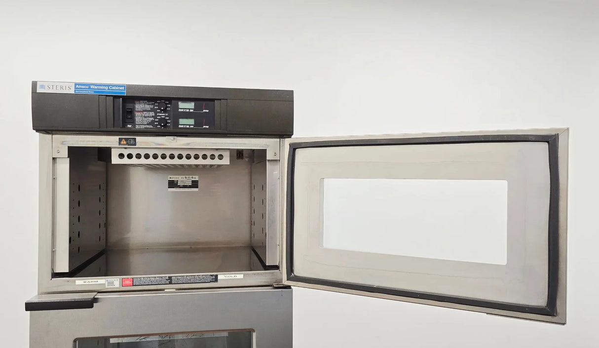 Steris QDJ06 Amsco Warming Cabinet Dual Compartment Warmer Dual-Pane Tempered Primis Medical