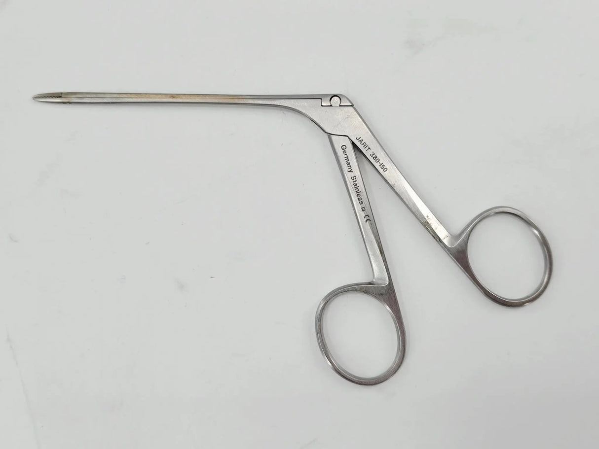Jarit 380-150 Hartman Alligator Ear Forceps Serrated 1.8x0.8mm Jaws ENT 5-1/4" Primis Medical