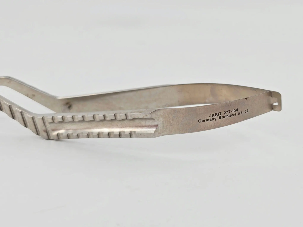 Jarit 277-104 Yasargil Scissors Bayonet Handle Curved 7.5mm Micro Blade ENT 9" Primis Medical