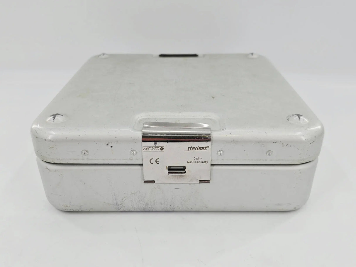 Medline Wagner Steriset Half-Size Instrument Sterilization Container w/ Basket Primis Medical