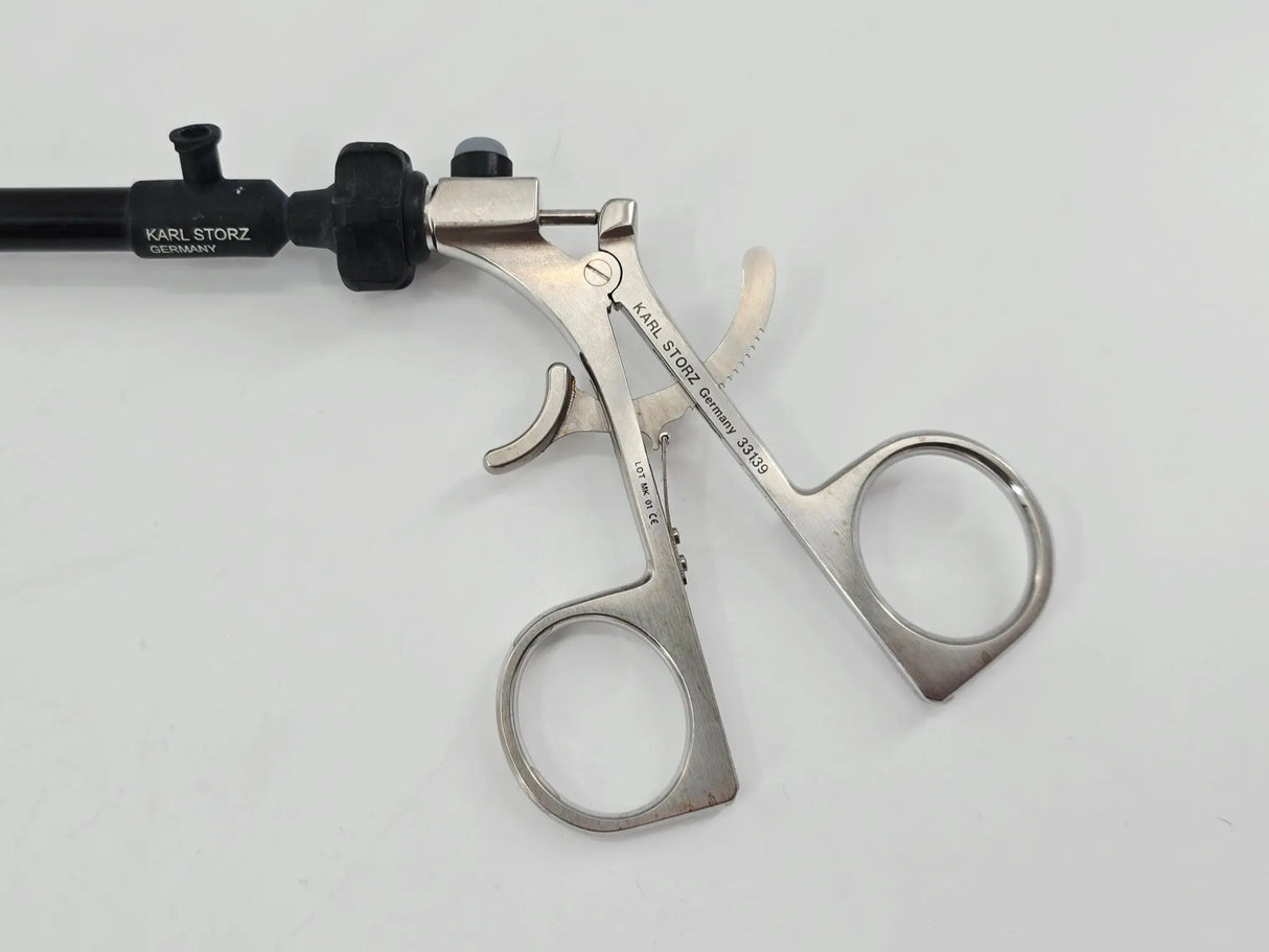 Karl Storz 33510BC CLICKLINE 10mm Babcock Grasping Forceps Insert & 33139 Handle Primis Medical