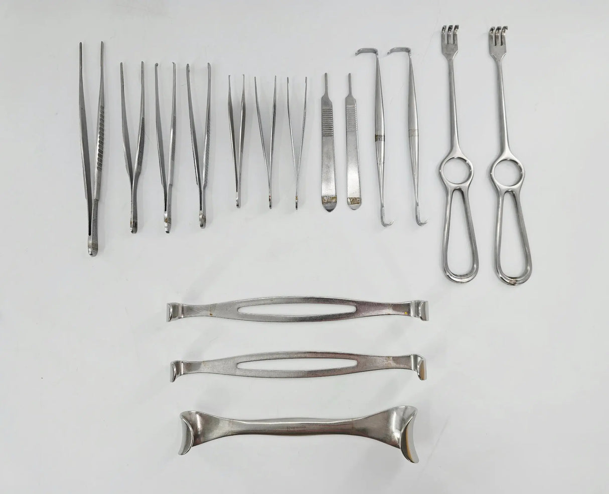 Minor Surgery Instrument Set w/ Sterilization Container 60-Piece Aesculap Konig Primis Medical