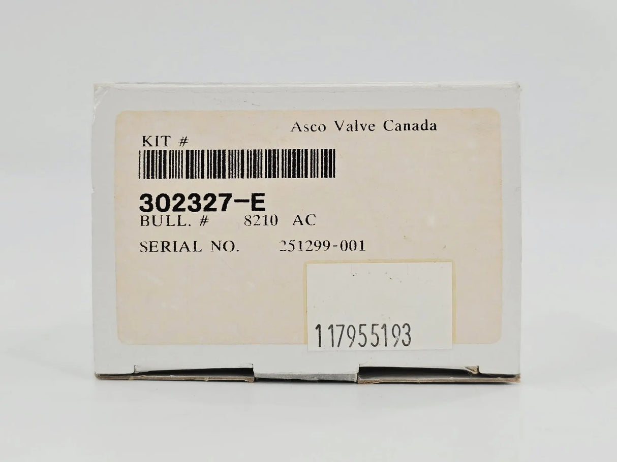 ASCO 302327-E General Service Solenoid Valve Rebuild Kit 1/2" Primis Medical