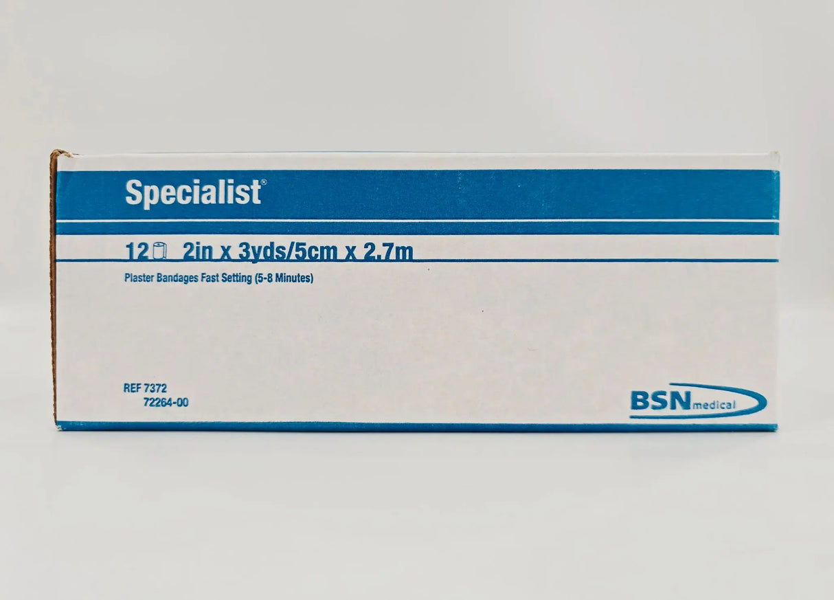 BSN Medical 7372 Specialist Plaster Bandages Fast Setting 2in x 3yds BX/12 Primis Medical