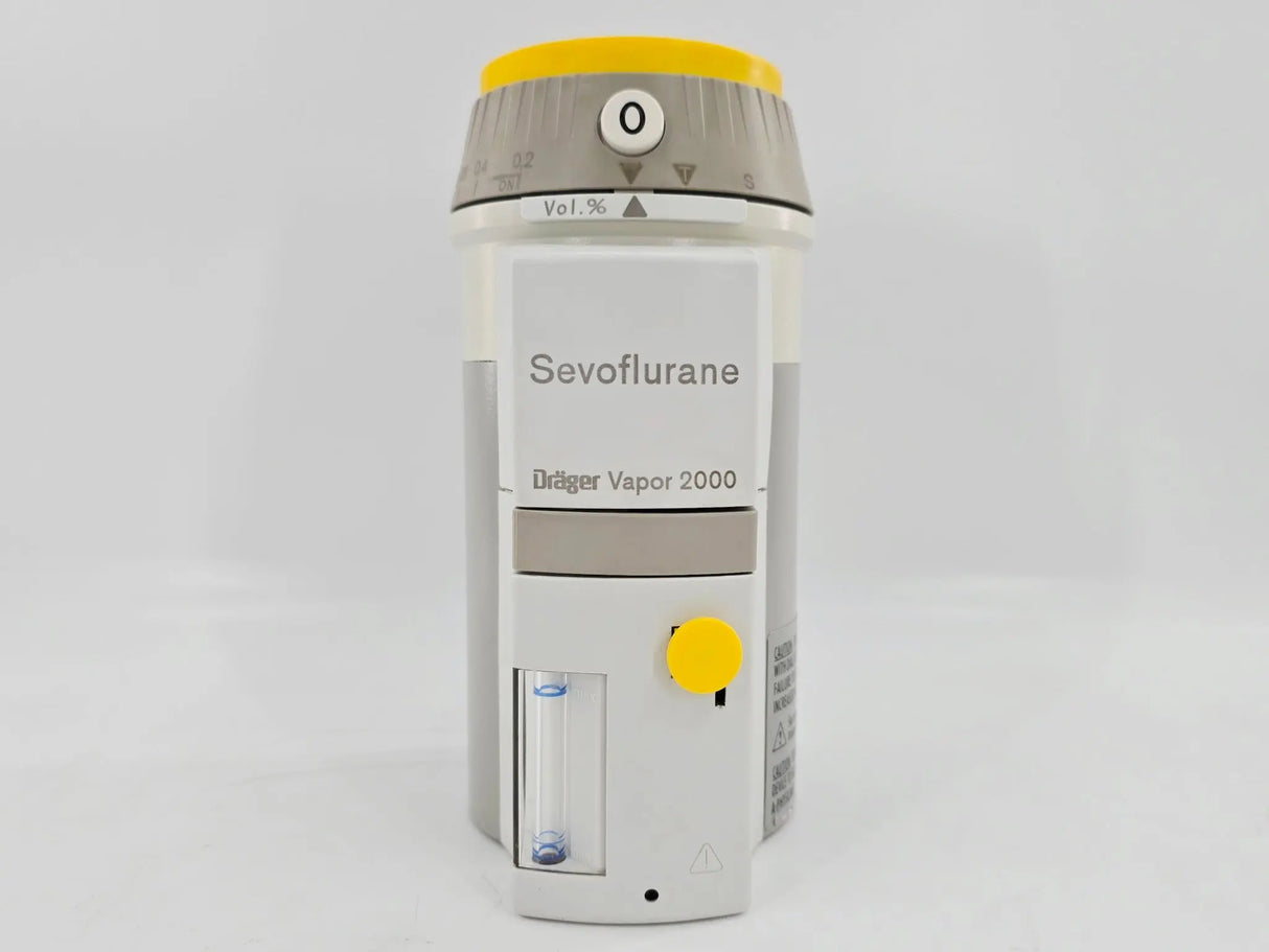 Drager M35170 Vapor 2000 Sevoflurane Anesthesia Vaporizer Primis Medical
