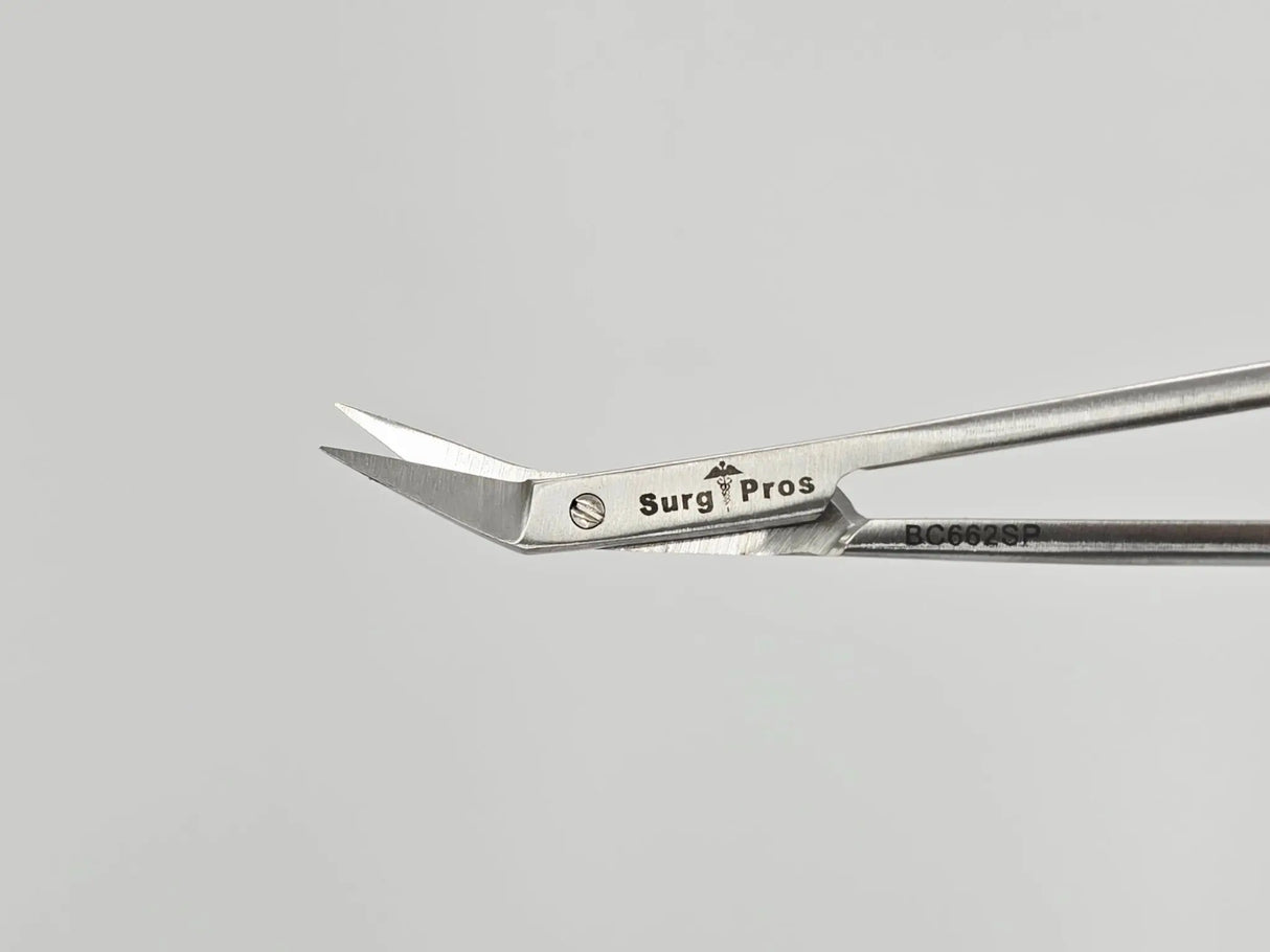 SurgiPros BC662SP Castroviejo Angled Scissors Delicate 7-3/4" Primis Medical