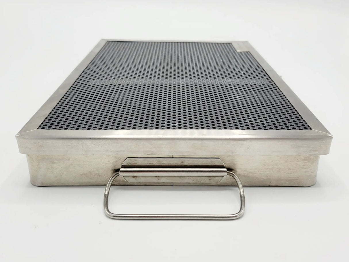 Acufex A-834 USA Locking Sterilization Case 12" x 8-3/4" x 1-3/4" Acufex