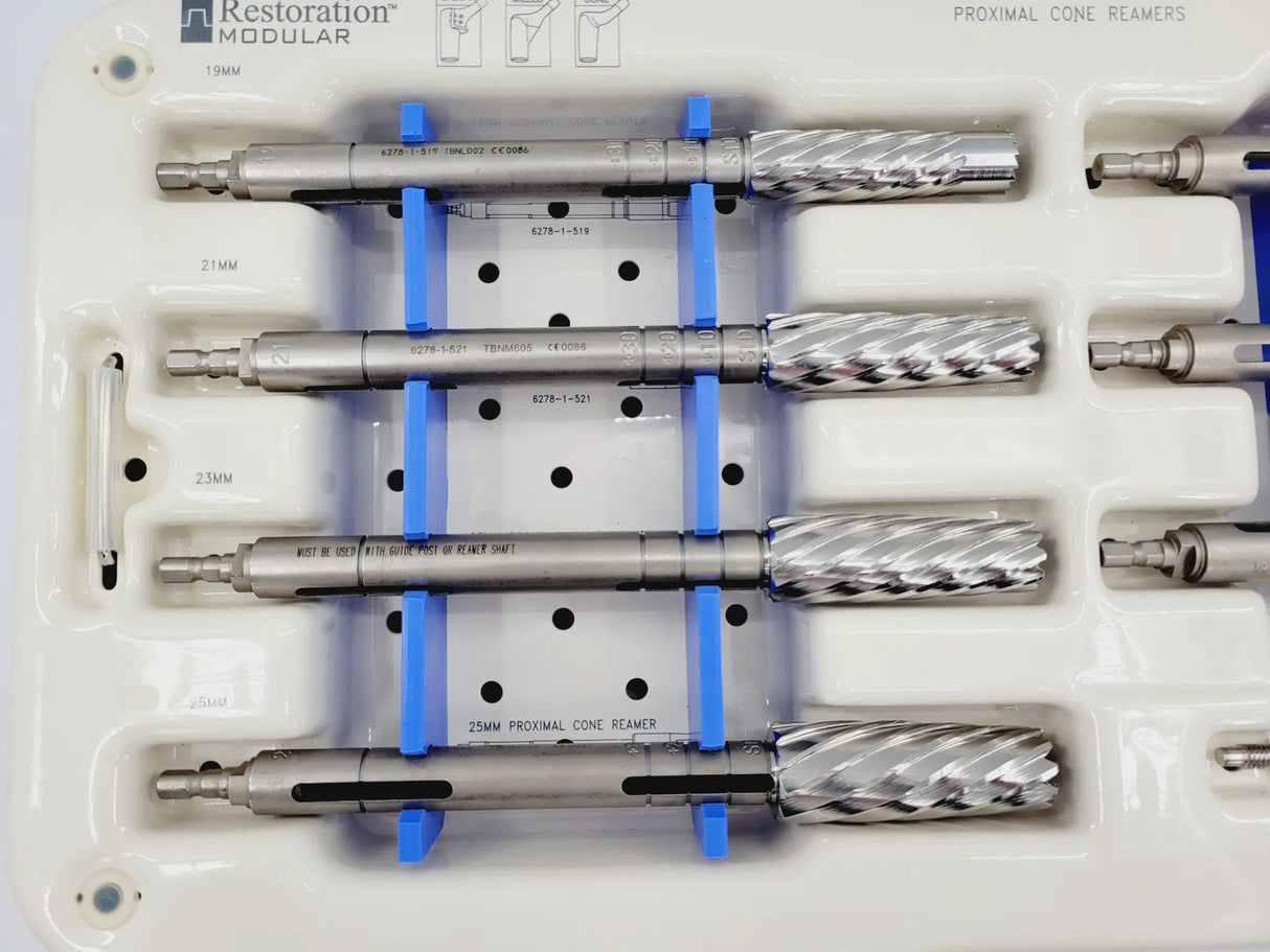 Stryker 6278-9-942 Restoration Modular Proximal Cone Reamer Tray Set Stryker