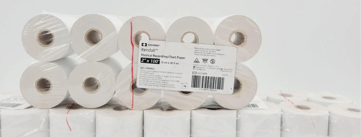 Covidien 20060622 Kendall Medical Recording Chart Paper 2" x 100' 50 Pack Covidien
