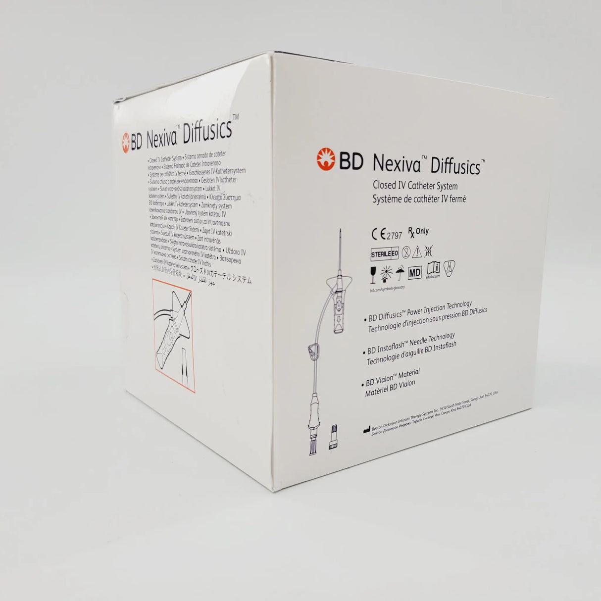 BD Nexiva 383591 Closed IV Catheter System 22G X 1" Box of 20 BD