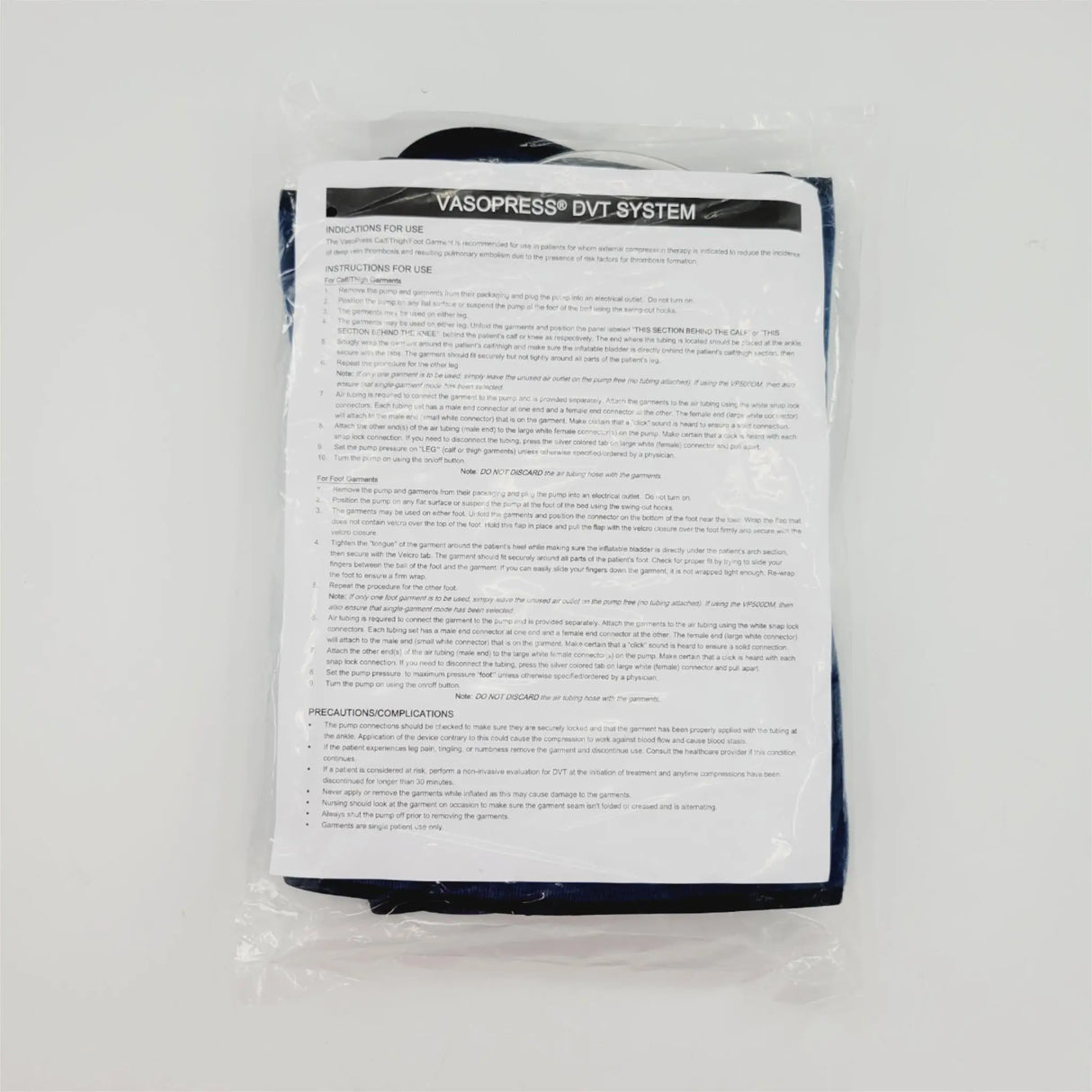 Zimmer Surgical VP501LG Blue Calf Garment Large 24" Zimmer