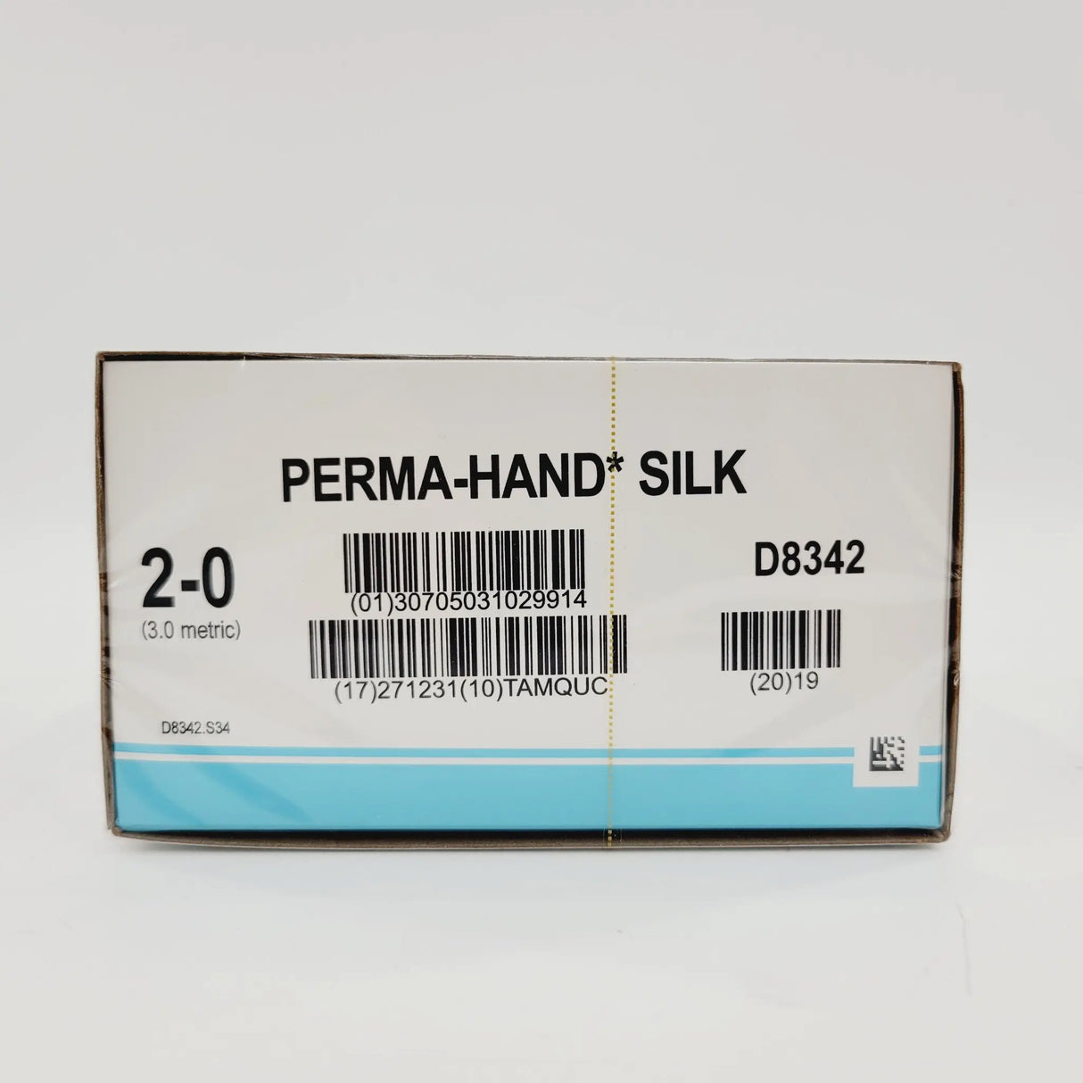 Ethicon D8342 2-0 PERMA HAND BLACK 1X48" SH Box of 36 Ethicon