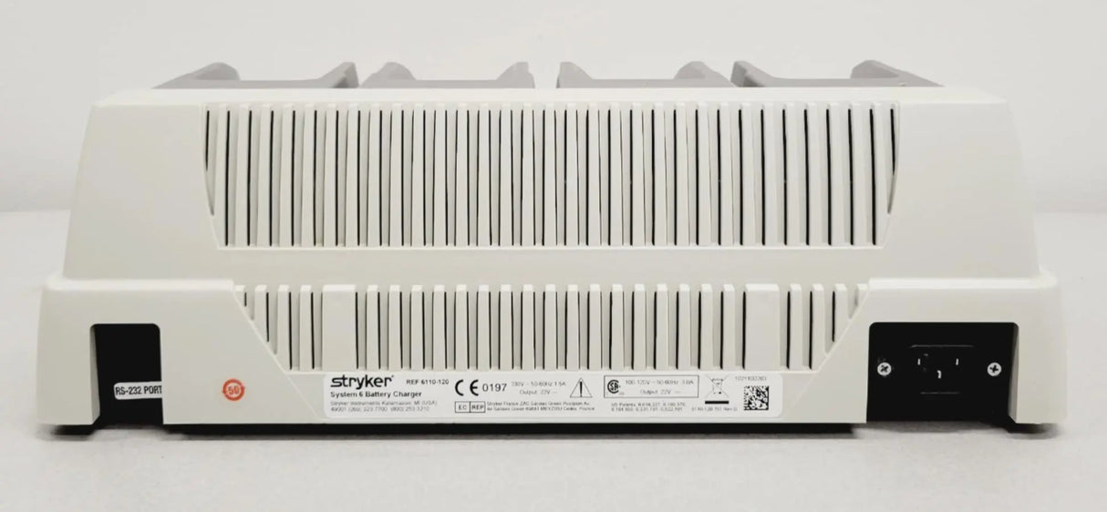 Stryker 6110-120 System 6 Battery Charger Stryker