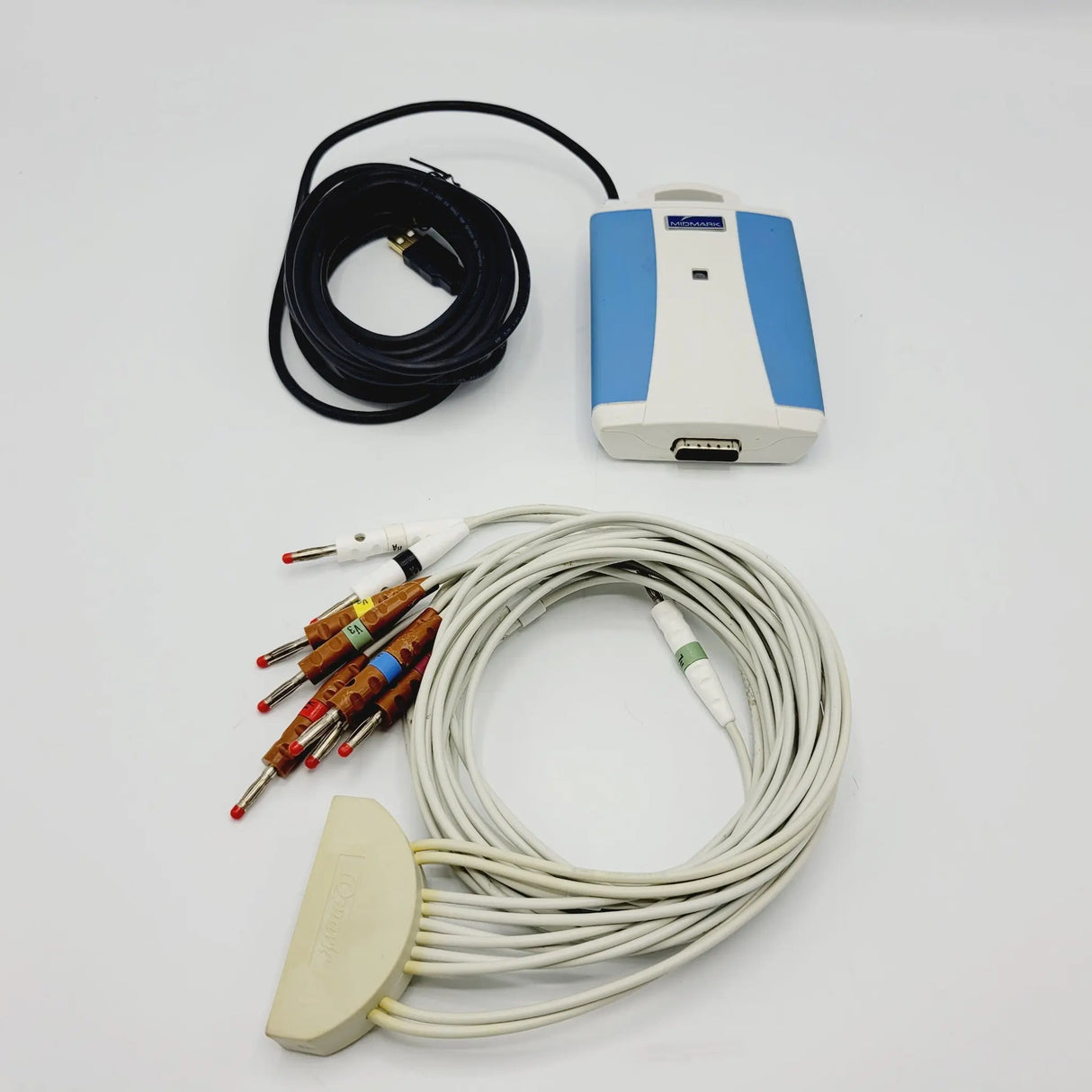 Midmark IQecg Lead Management & IQ Mark Patient Cable w/ Carrying Case Midmark