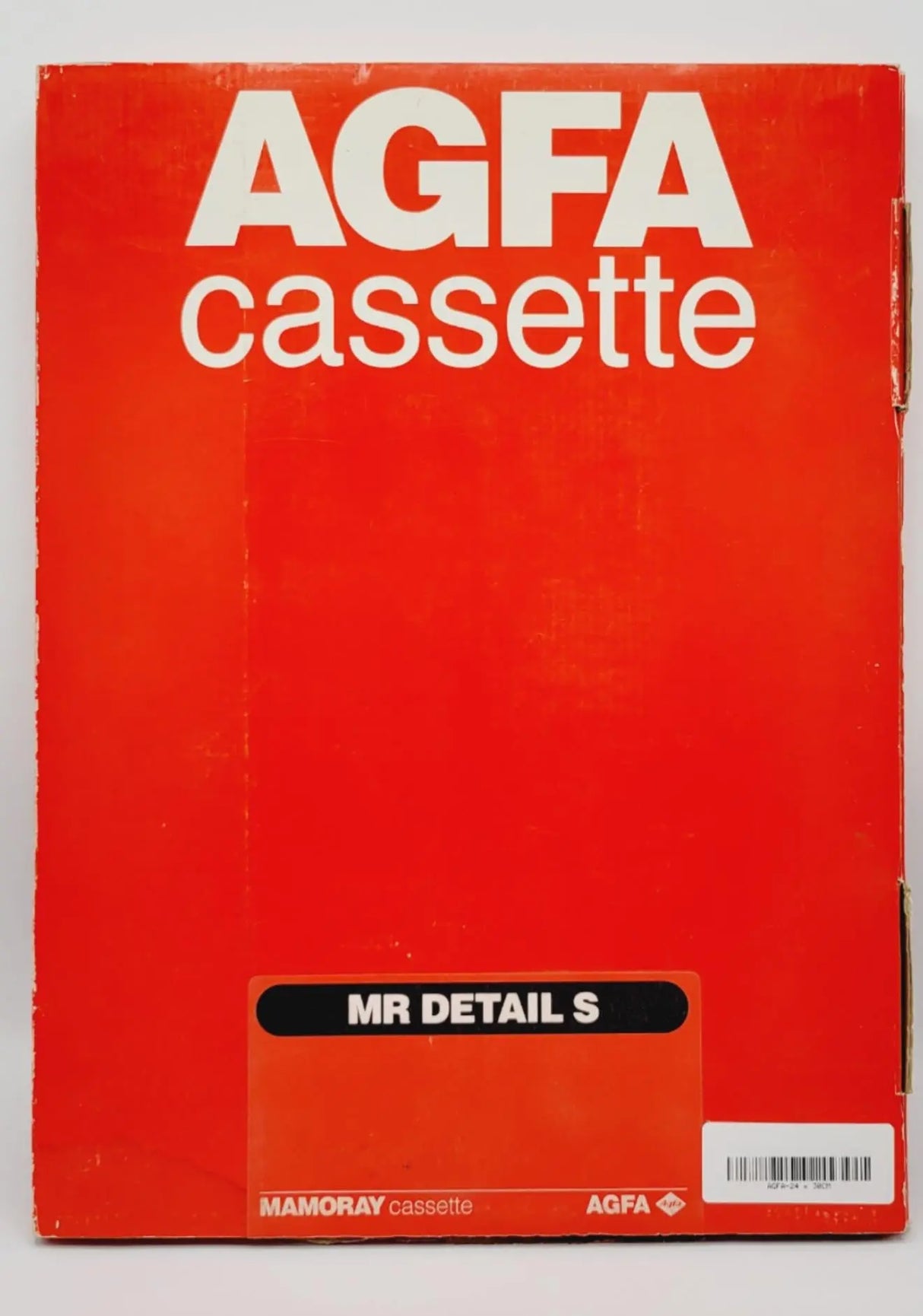 AGFA Mamoray Cassette with Imaging Plate 24 x 30 MR Detail S AGFA