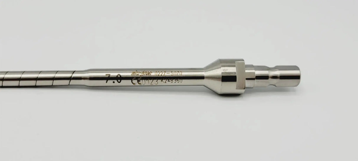 Stryker 0227-5070 IM Reamer Mod Trinkle Fitting 7.0mm Bixcut System 15-3/4" Stryker